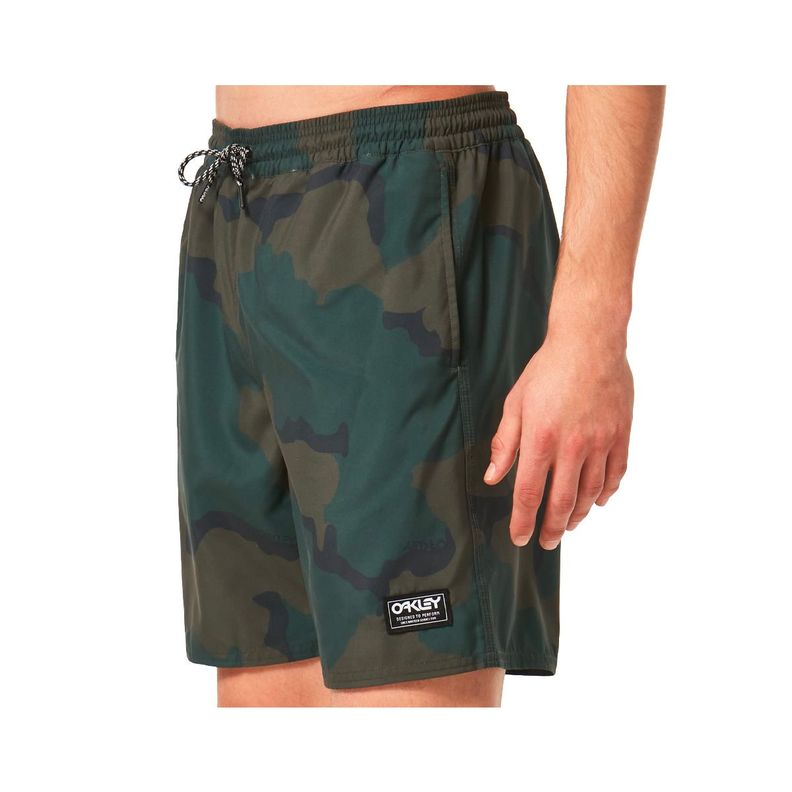 Boardshort Oakley Neuron 18 Hombre Black/Green-1