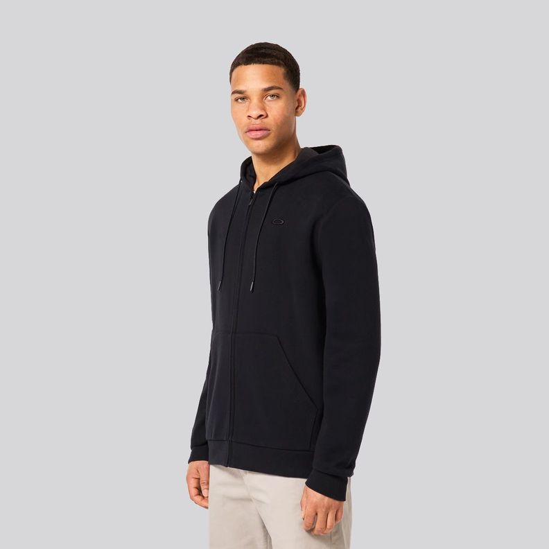 Polerón Hombre Relax Full Zip 2.0 Oakley Blackout-1