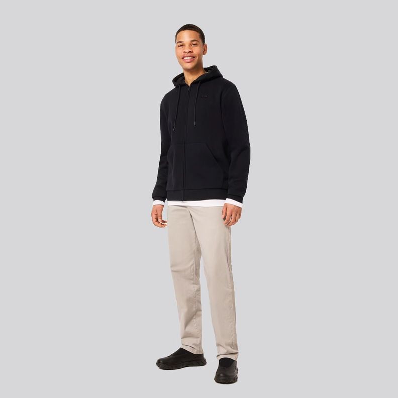 Polerón Hombre Relax Full Zip 2.0 Oakley Blackout-3