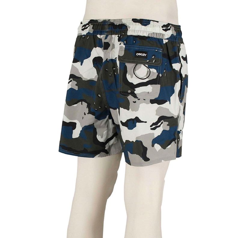 Boardshort Oakley Camo 16" RC Hombre Blue/Grey-1