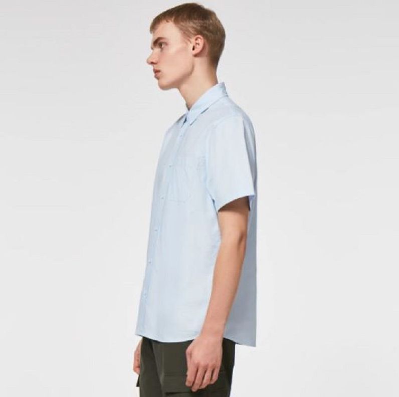 Camisa Oakley Everyday SS Hombre Light Blue Breeze-1