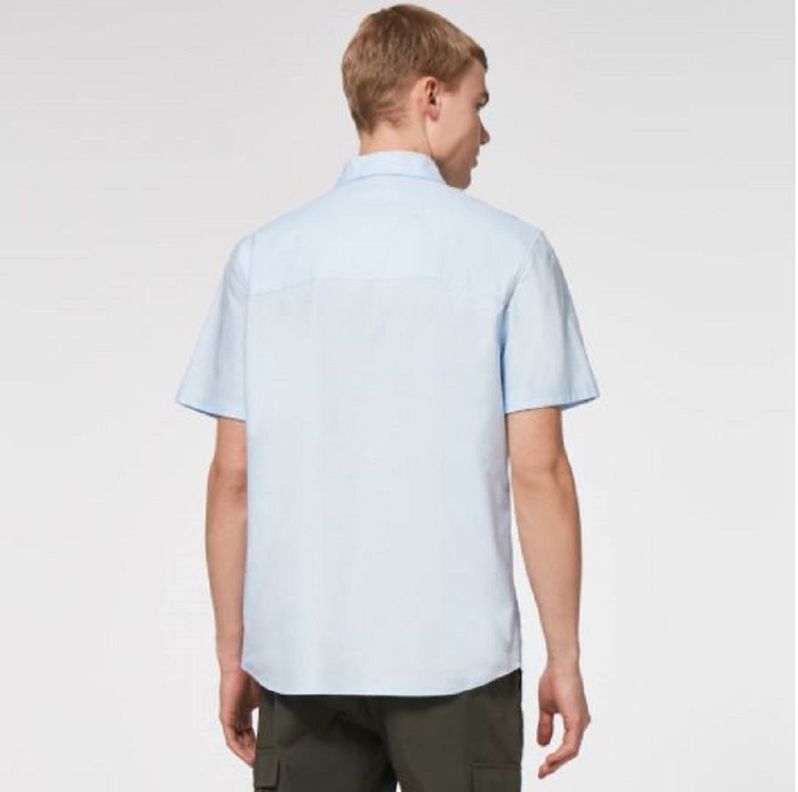 Camisa Oakley Everyday SS Hombre Light Blue Breeze-2