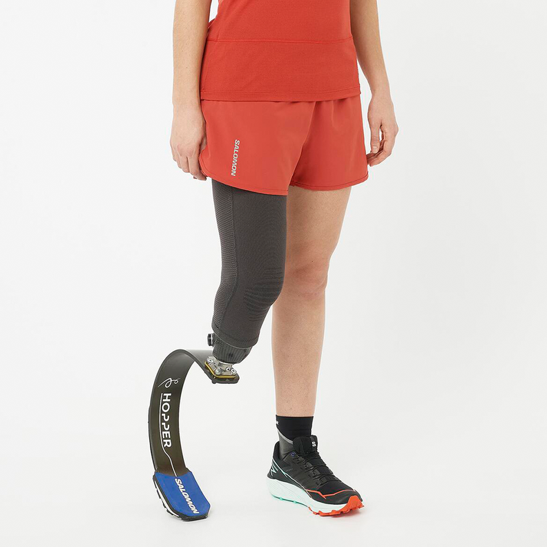 Short Mujer Cross 2In1 Short W Ro Salomon-3