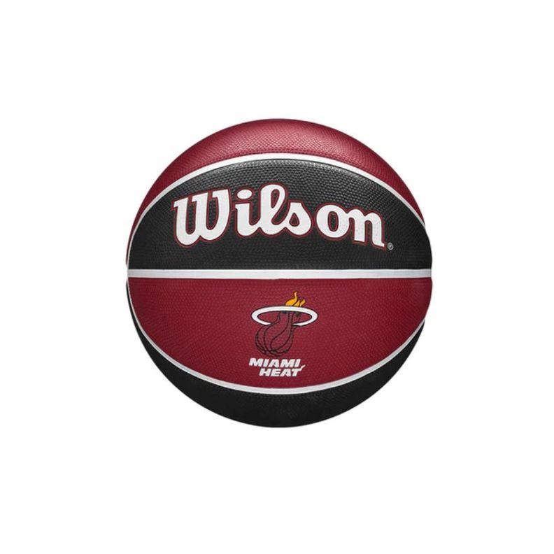 Balón Basketball Nba Team Tribute Bskt Mia Heat Wilson-0