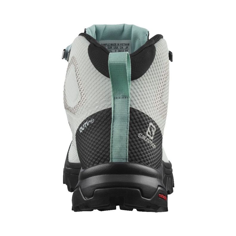 Zapatilla Mujer Outline Mid Gtx Plata Salomon-3