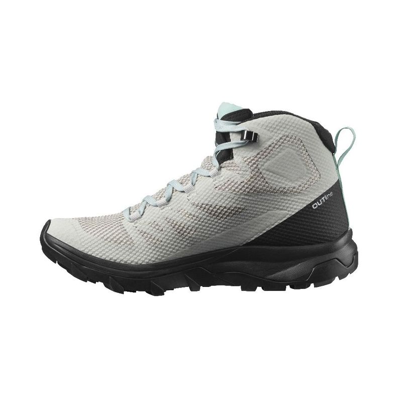 Zapatilla Mujer Outline Mid Gtx Plata Salomon-5