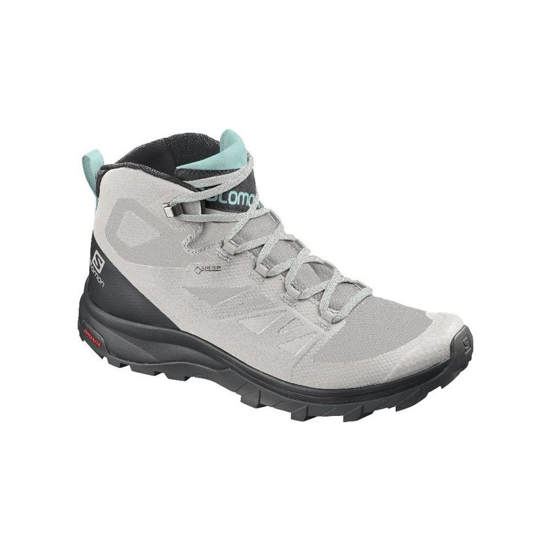 Zapatilla Mujer Outline Mid Gtx Plata Salomon-6