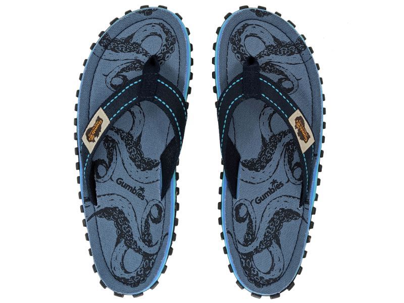Sandalia Hombre Íslander Flip-Flop Azul Gumbies-0
