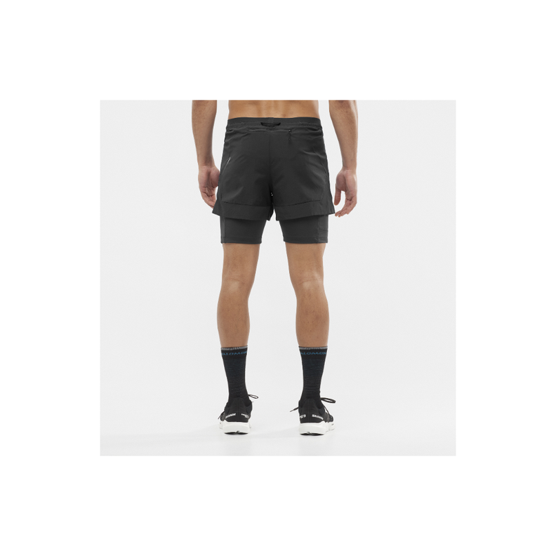 Short Hombre Cross 2in1 Negro Salomon-2