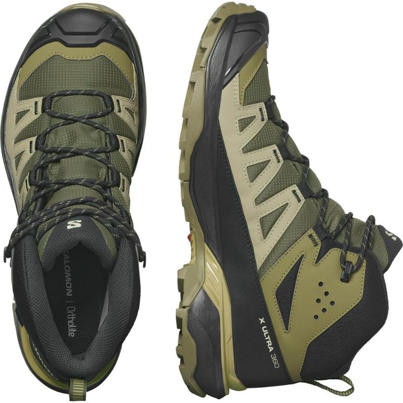 Zapatilla Hombre X Ultra 360 Mid Gtx Verde Salomon-4