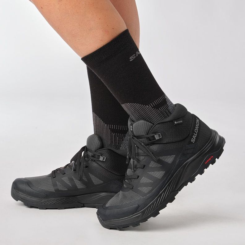 Zapatilla Mujer Outrise Mid Gtx W Negro Salomon-3