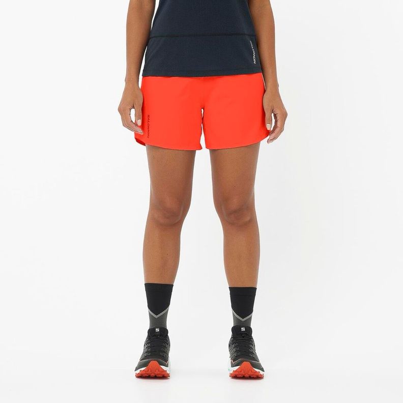 Shorts Mujer Cross 5'' Ro Salomon-1