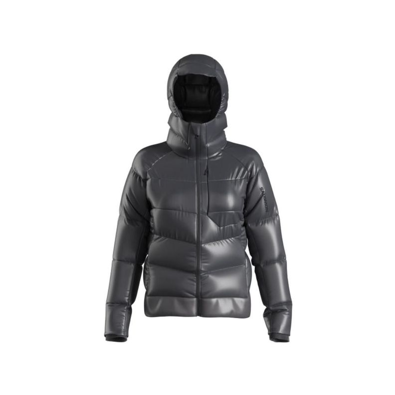 Chaqueta Mujer Outline Down Hooded Jkt W Negro Salomon-2