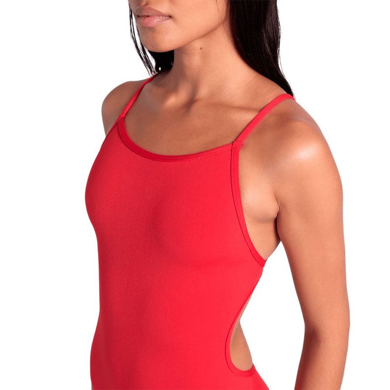 Traje De Baño Mujer Lace Back Solid Red Arena-2
