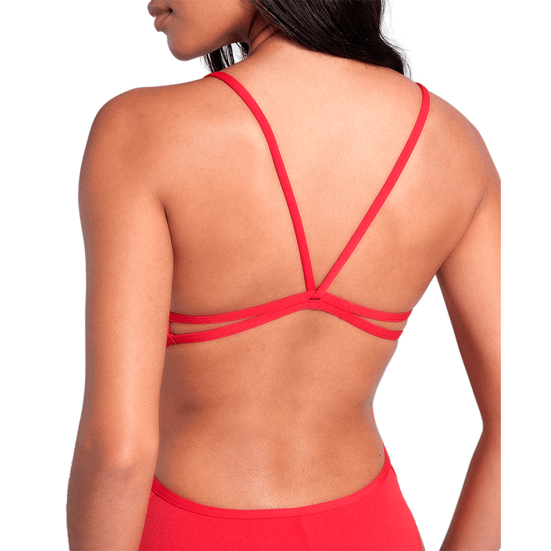 Traje De Baño Mujer Lace Back Solid Red Arena-3