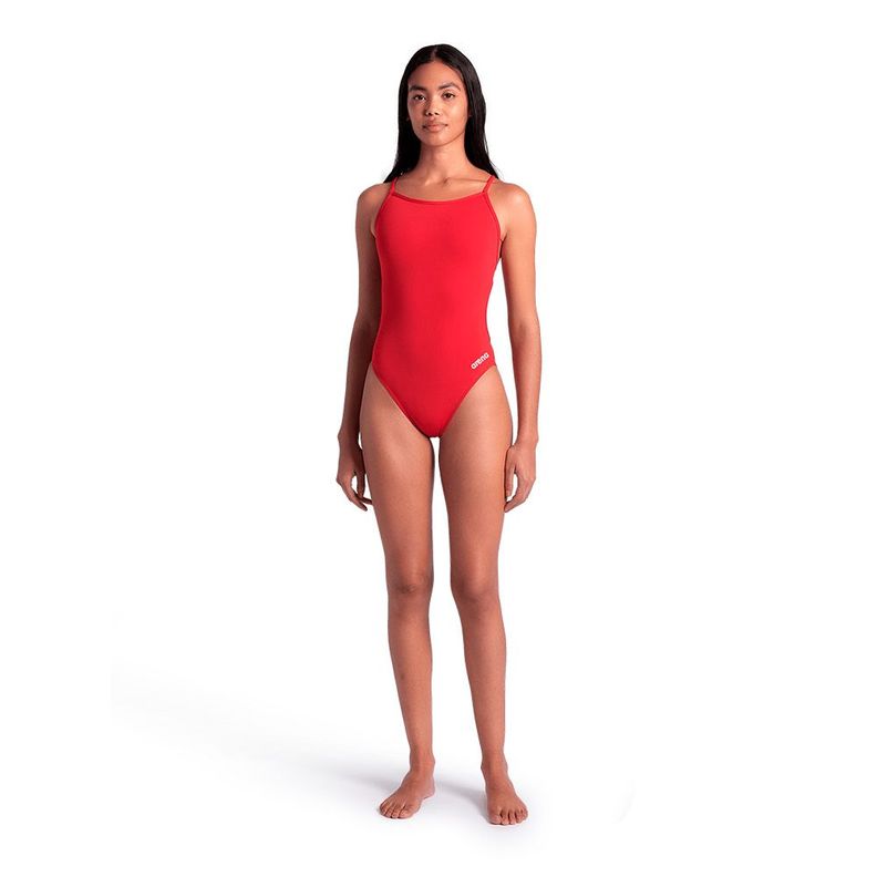 Traje De Baño Mujer Lace Back Solid Red Arena-4