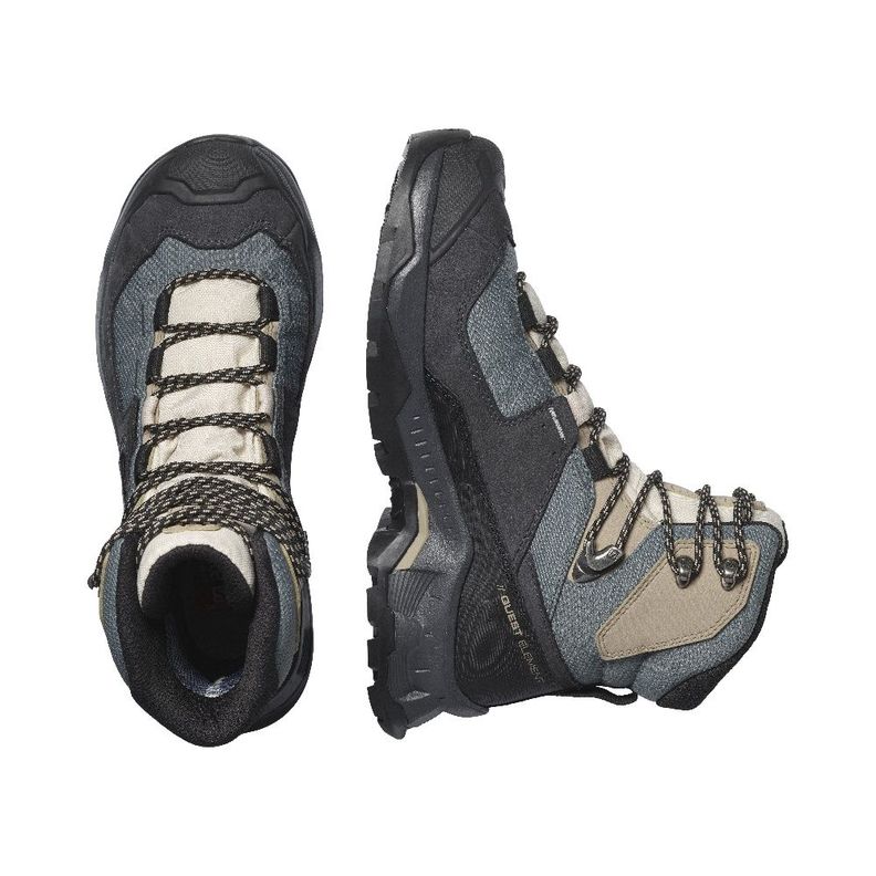 Zapatilla Mujer Quest Element GTX Marrón Salomon-3