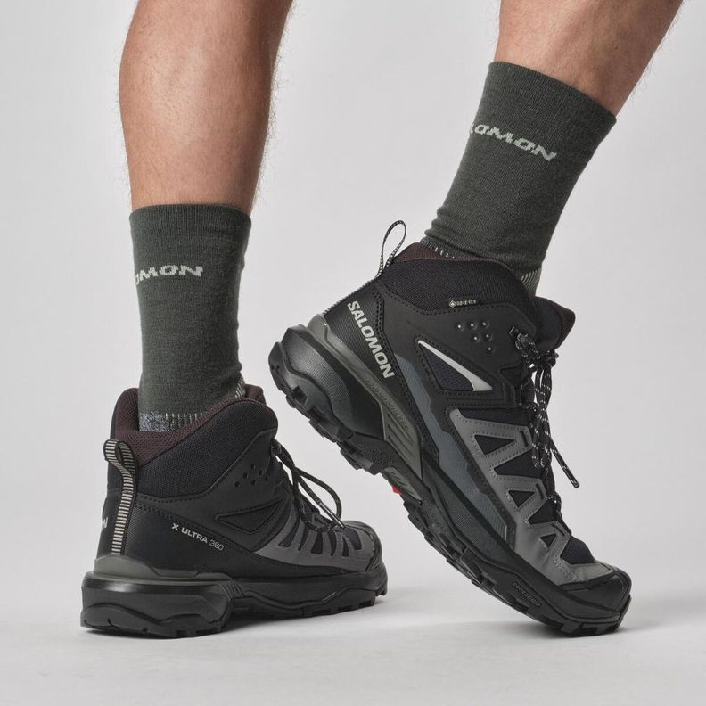 Zapatilla Hombre X Ultra 360 Mid Gtx Negro Salomon-1