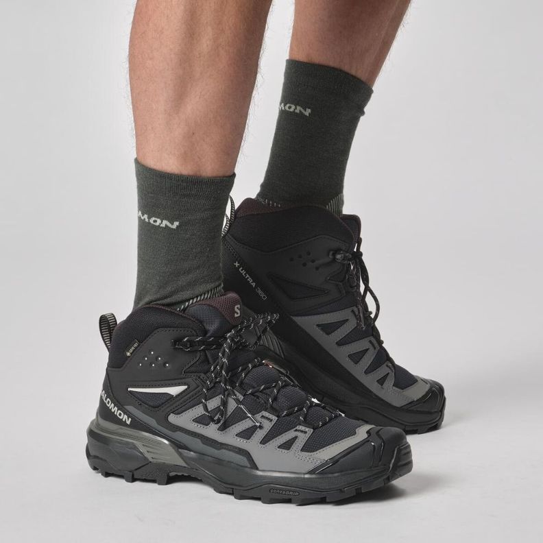 Zapatilla Hombre X Ultra 360 Mid Gtx Negro Salomon-4