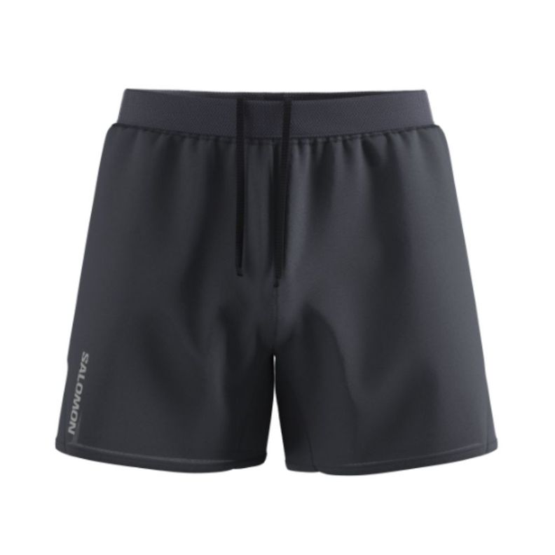 Shorts Hombre Cross 5'' Shorts M Deep Black Salomon-0