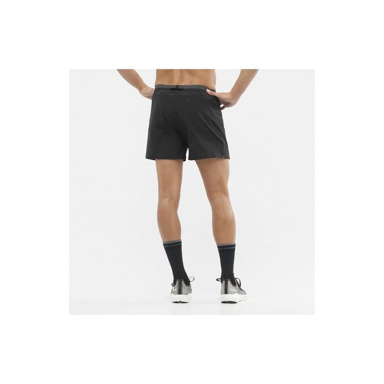 Shorts Hombre Cross 5'' Shorts M Deep Black Salomon-3