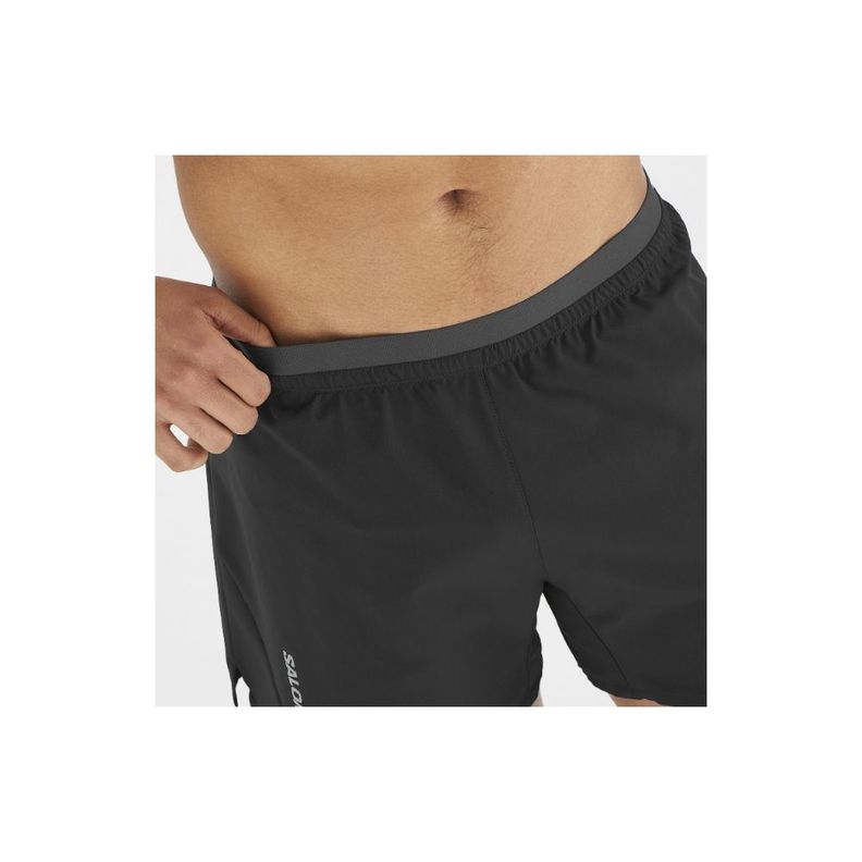 Shorts Hombre Cross 5'' Shorts M Deep Black Salomon-5