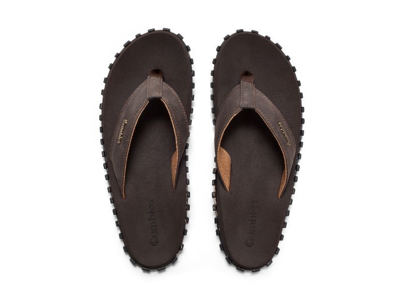 Sandalia Hombre Vegovert Flip- Flop Marron Gumbies-0