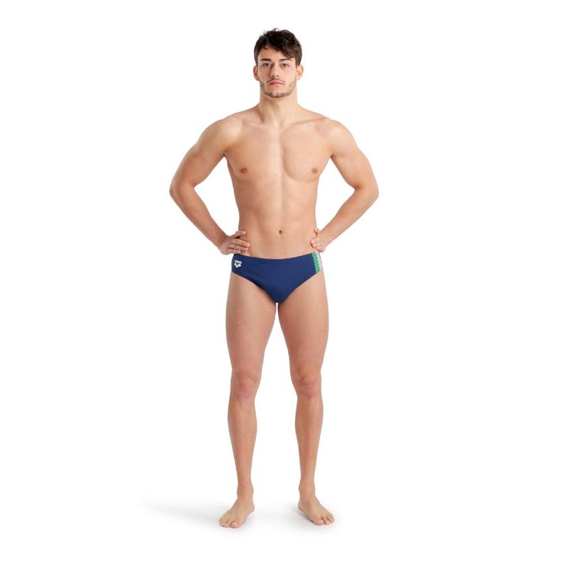 Zunga Hombre Men'S Fin Graphic Brief  Azul Arena-6