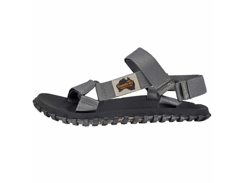Sandalia Hombre Scrambler Sandal Gris Gumbies-1