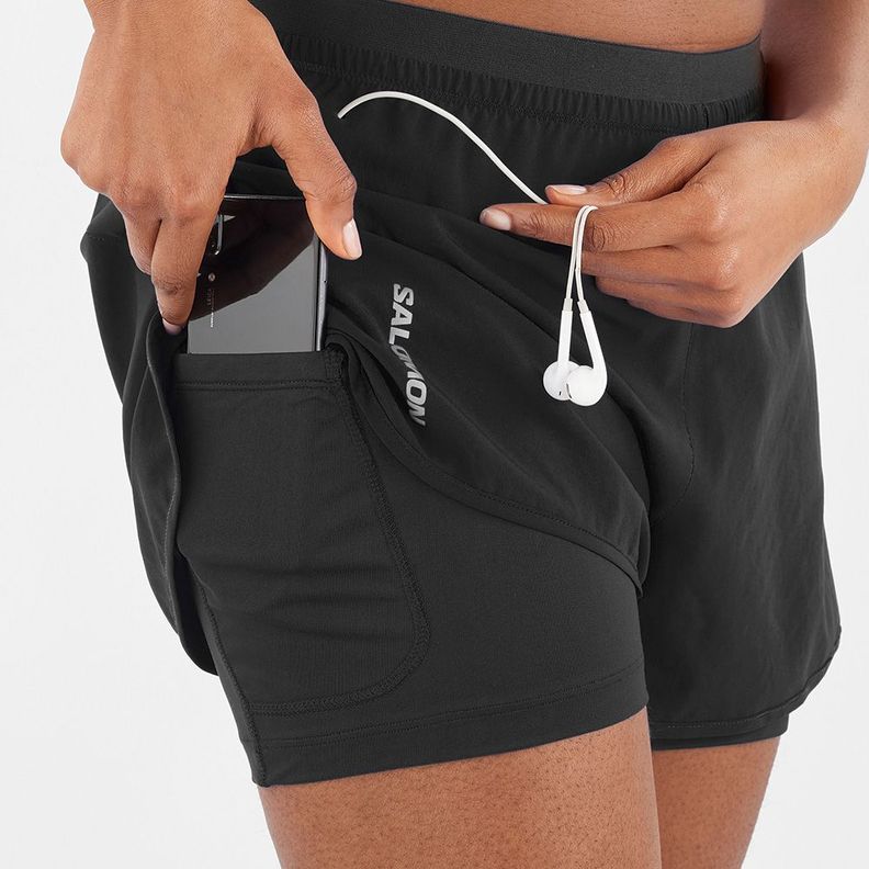 Short Cross 2In1 Short W Mujer Salomon-2