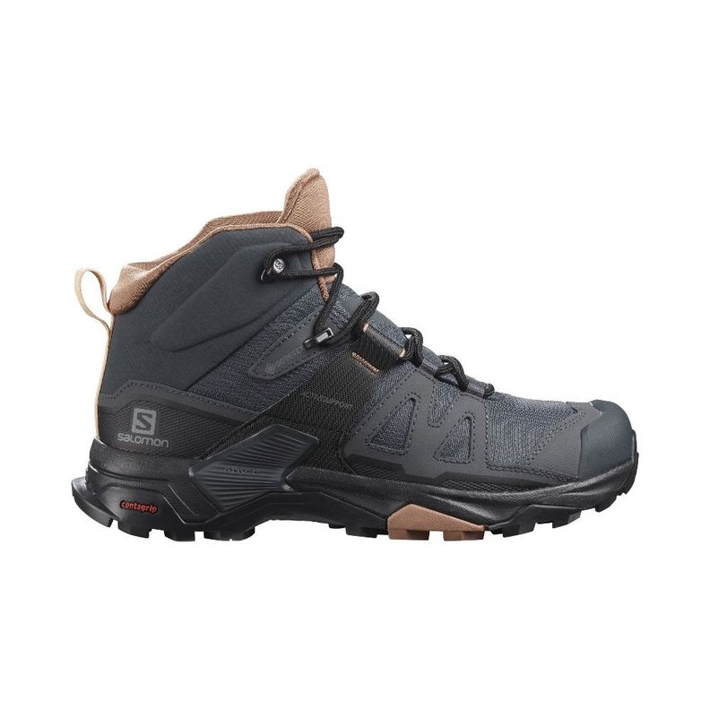 Zapato Mujer X Ultra 4 Mid Gtx Gris Salomon-0