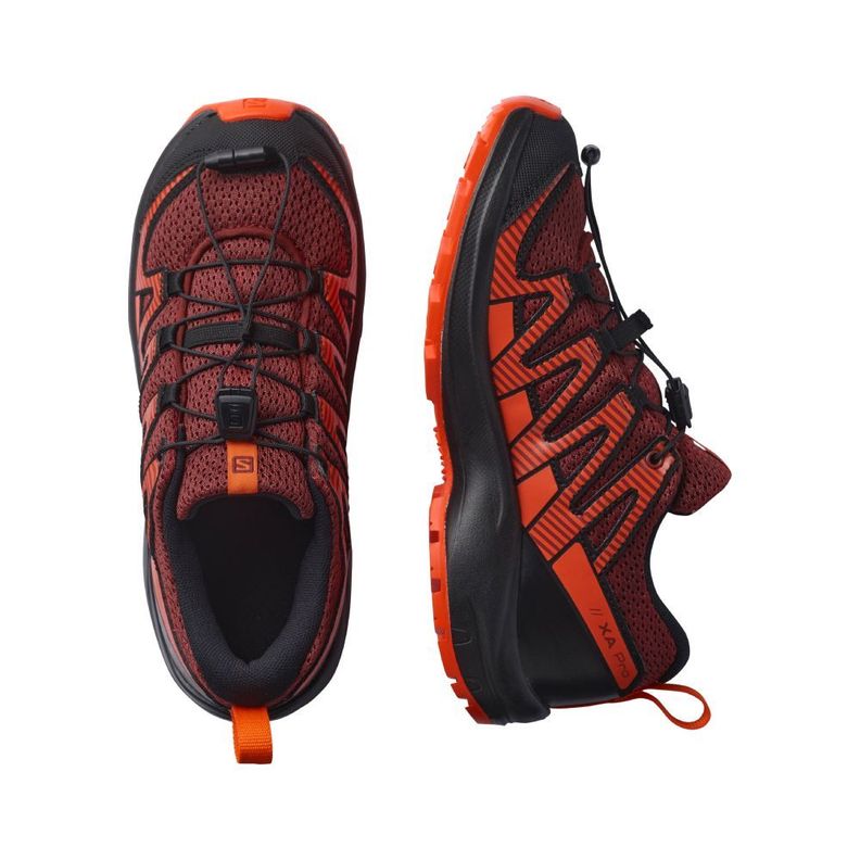 Zapatilla Niño XA Pro V8 Rojo Salomon-1