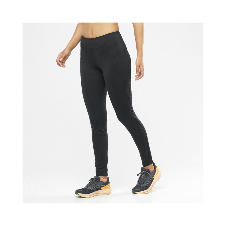 Calza Mujer Cross Run 28'' Negro Salomon-1