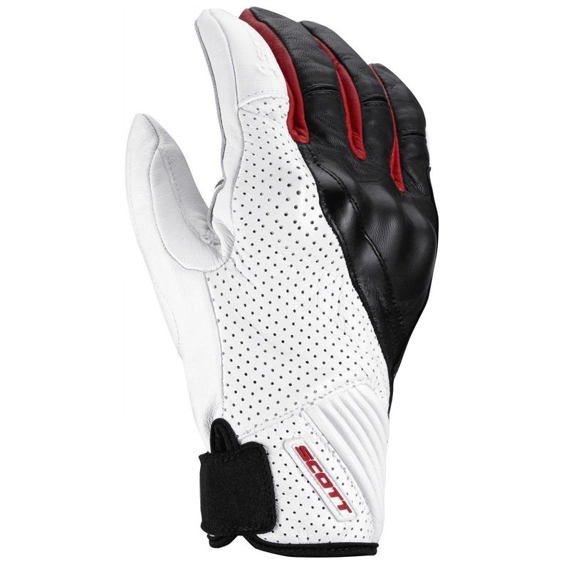 Guantes Moto Lane 2 White Scott-0
