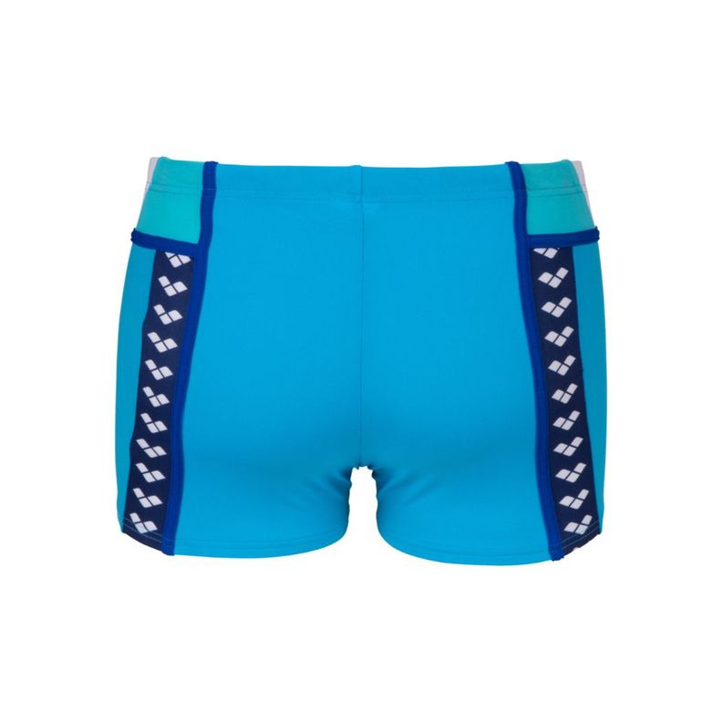 Traje De Baño Tipo Boxer Hombre Panel  Azul Arena-1