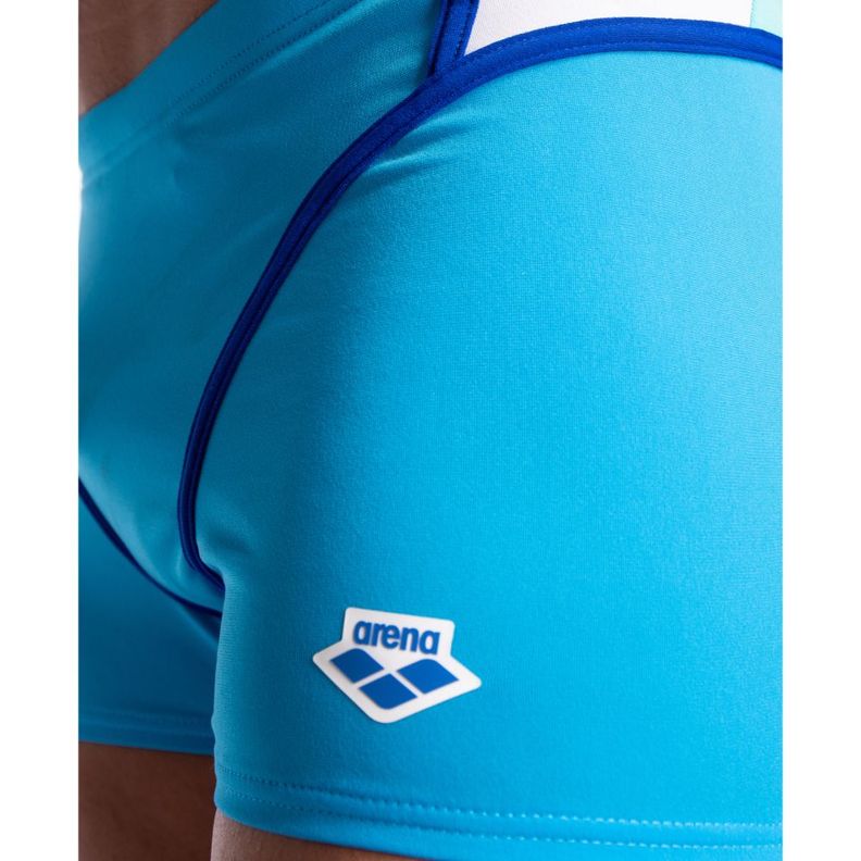 Traje De Baño Tipo Boxer Hombre Panel  Azul Arena-2