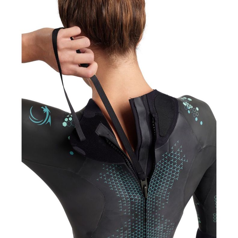 Traje De Baño De Una Pieza Mujer Storm Wetsuit  Negro Arena-3