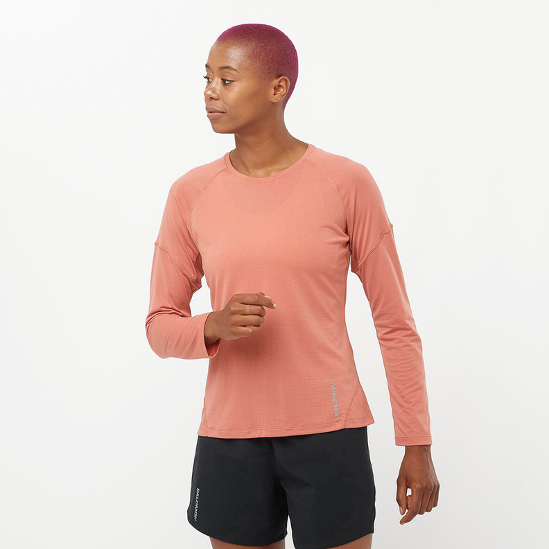 Polera Mujer Cross Run Ls Tee W Sa Salomon-1