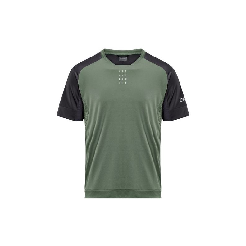 JERSEY CUBE ATX ROUND NECK S/S OLIVE´N´GREY-0