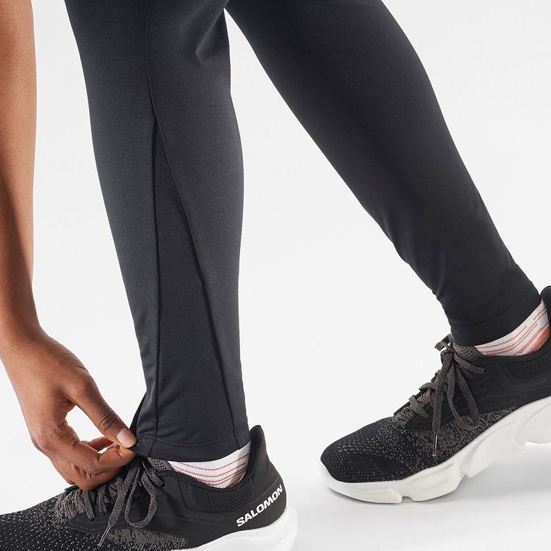 Calzas Mujer Cross Warm Tight W Deep Black Salomon-3