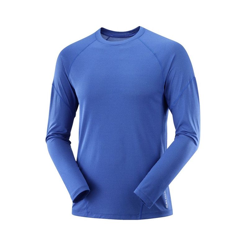 Polera Cross Run Ls Tee M Hombre Salomon-0