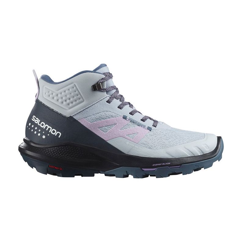 Zapatilla Mujer Outpulse Mid Gtx Gris Claro-0