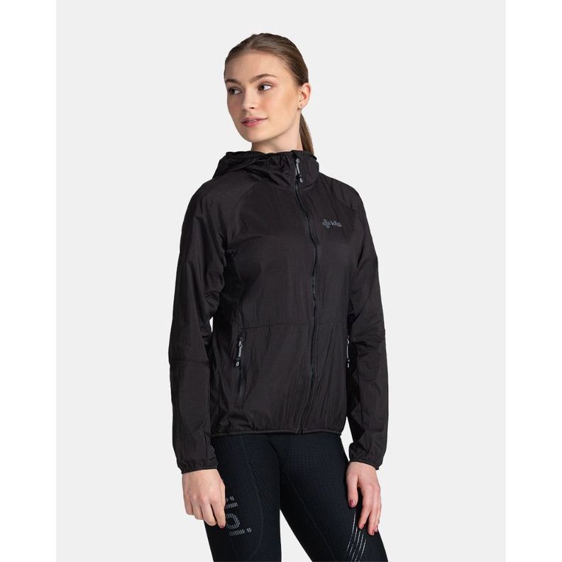 Cortaviento Mujer Rosa-W Negro Kilpi-0