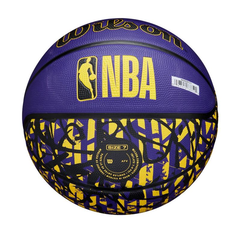 Pelota Basketball Nba Team Graffiti La Lakers 7 Wilson-2