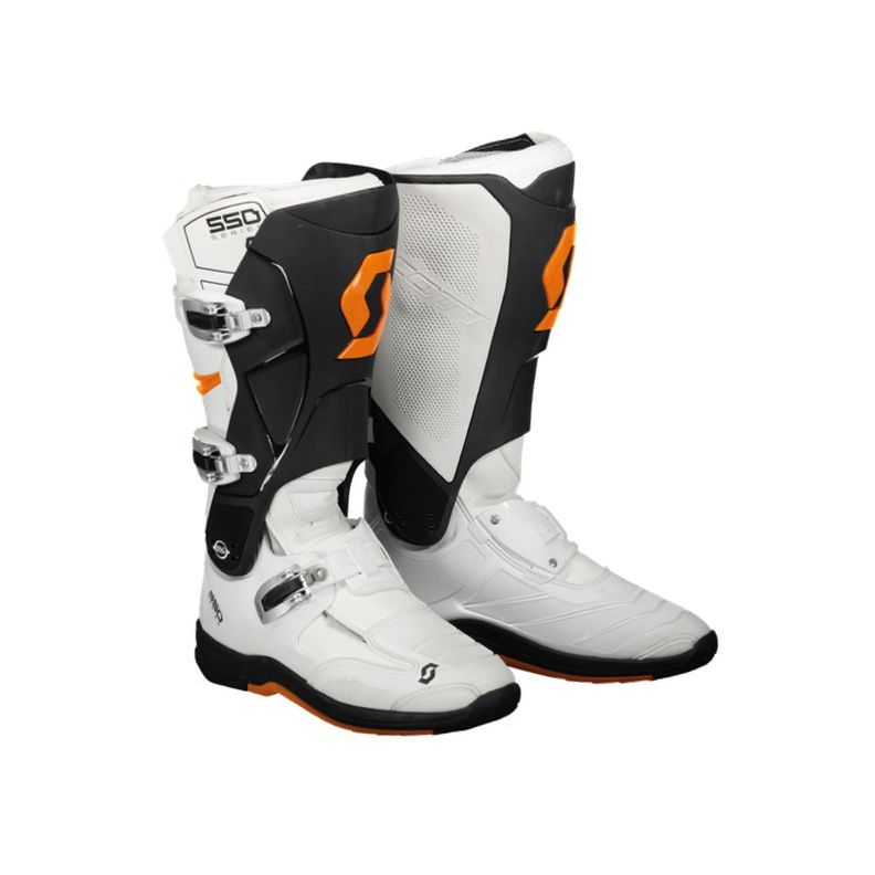 Botas Mx 550 White/orange Scott-0