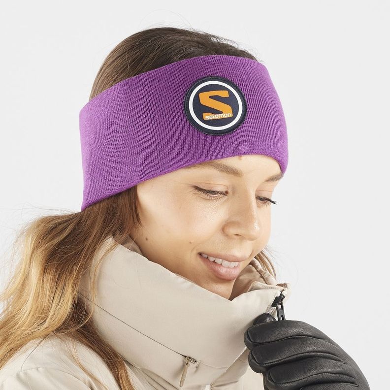 Cintillo Original Headband Morado Salomon-1