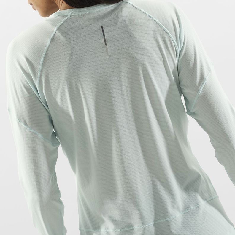 Polera Mujer Cross Run Ls Tee W Az Salomon-1