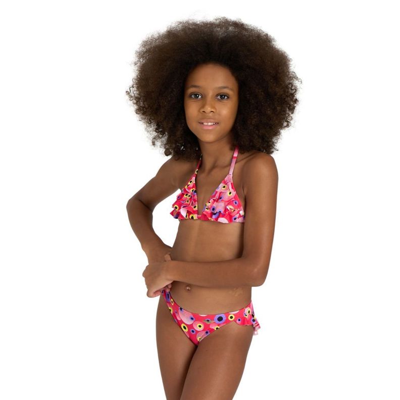 Traje De Baño Niña Vintage Bikini Triangle Arena-0