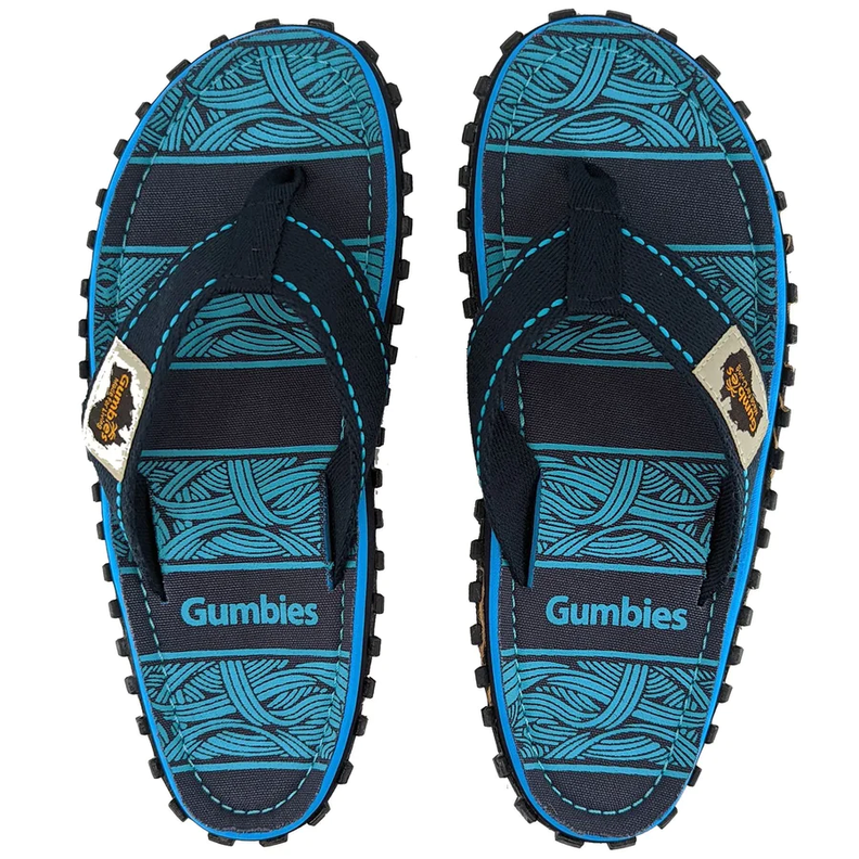 Sandalias Gumbies Islander Flip-Flop Azul-0