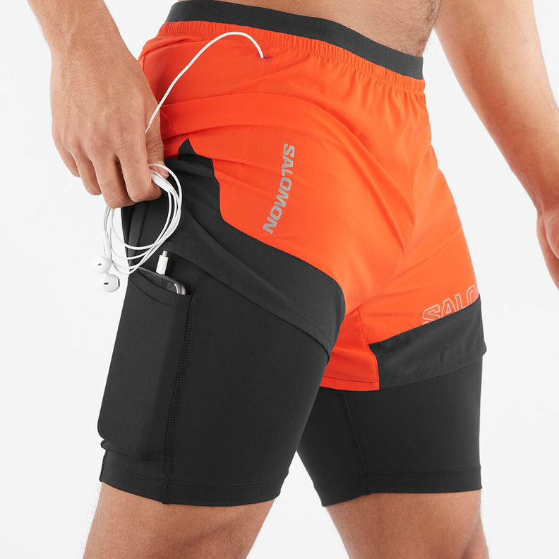 Short Hombre Cross 2In1 Shorts M Ro Salomon-4